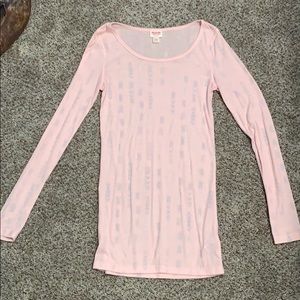 Pink Long Sleeve Thermal